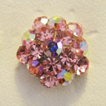 More about Crystal Cluster Earrings Small: Pink