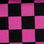 Funky Kick Pants:  Indy Check Black & Pink  Size 8 
